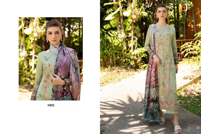 Ramsha Vol 1 By Shraddha Cotton Embroidery Dress Material Wholesale Online